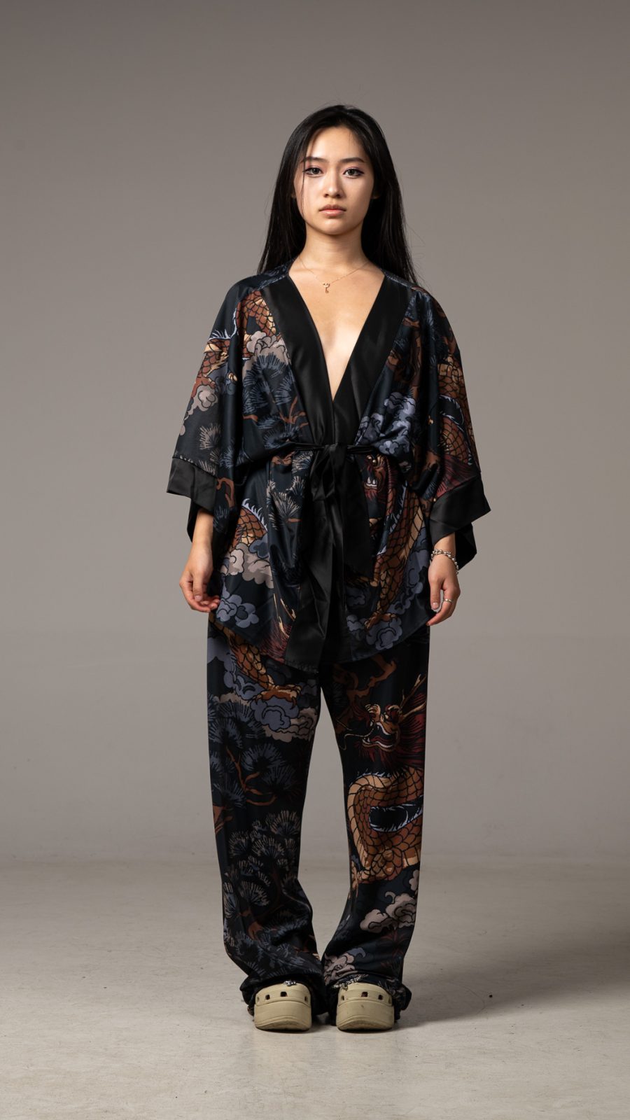 Dragon Kimono Woman Set