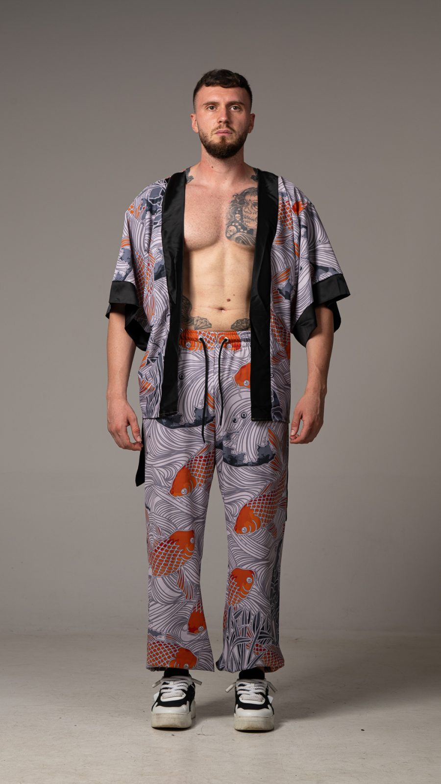 Fish Koi Kimono Man Set