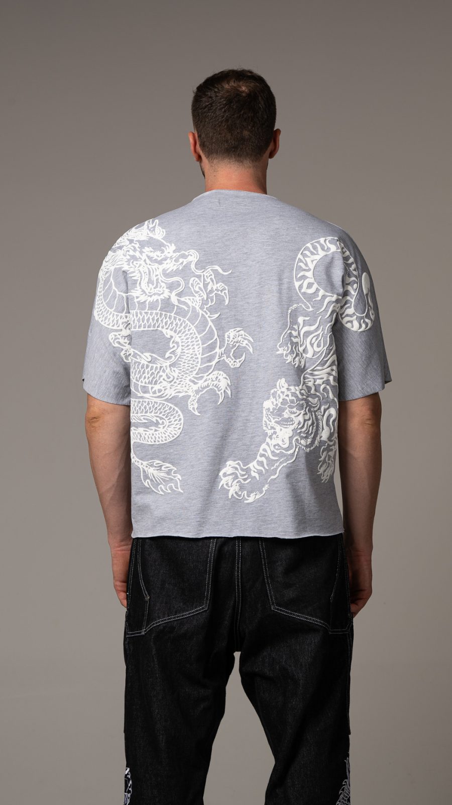 Mythical Melange Grey T-shirt
