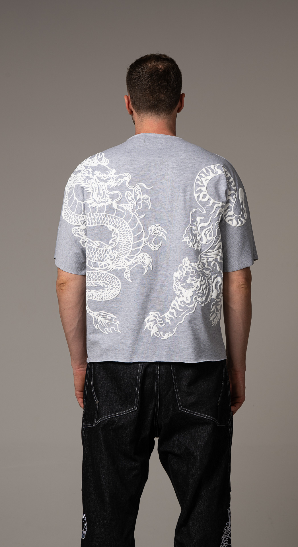 Mythical Melange Grey T-shirt