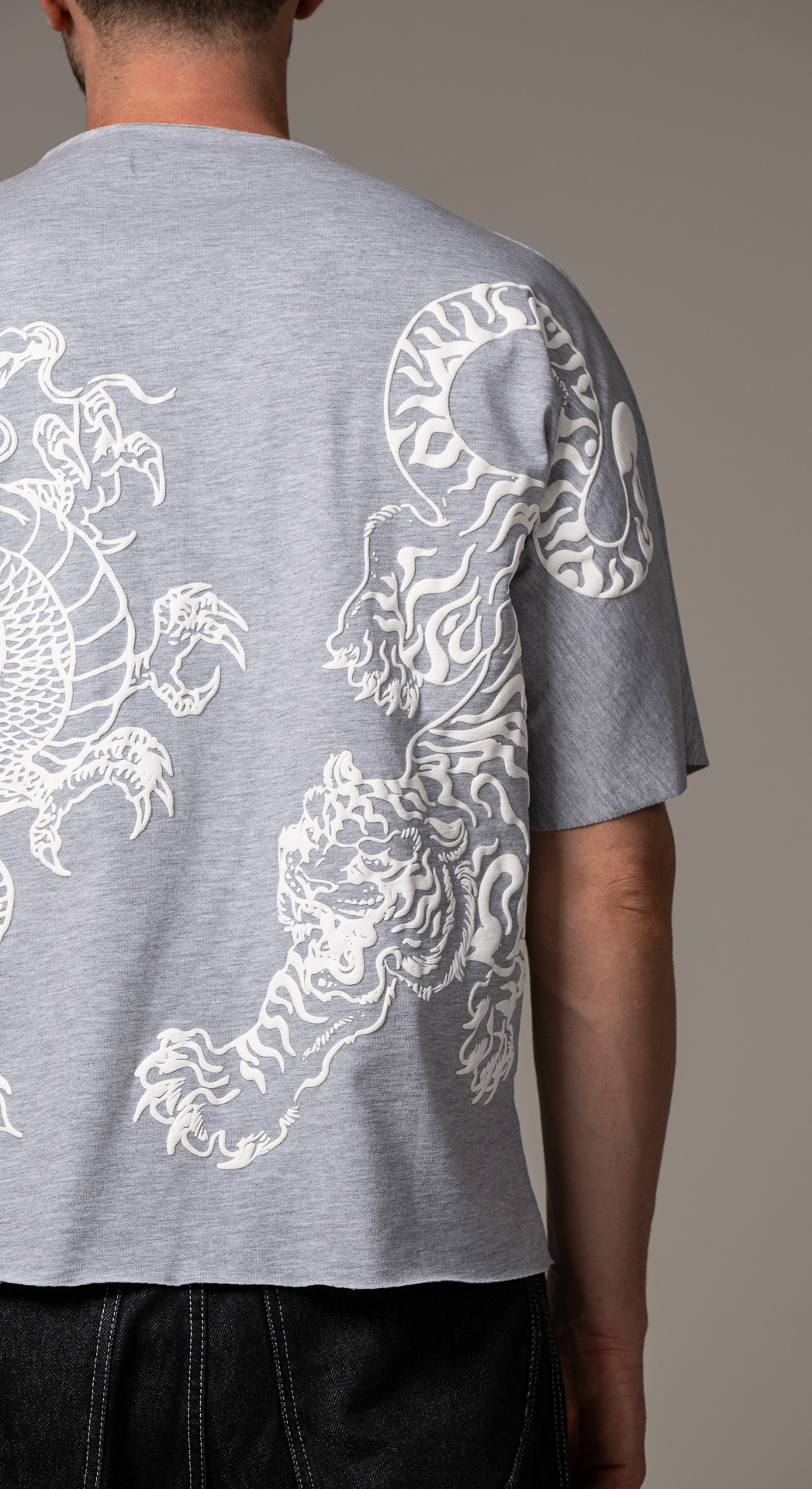 Mythical Melange Grey T-shirt