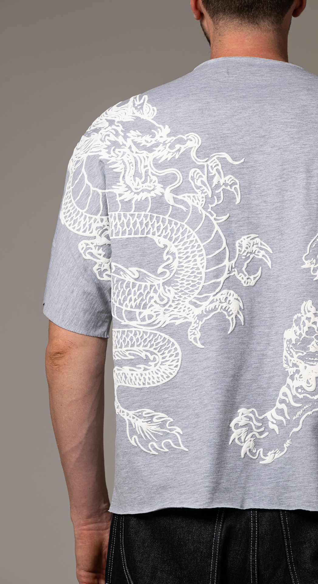 Mythical Melange Grey T-shirt